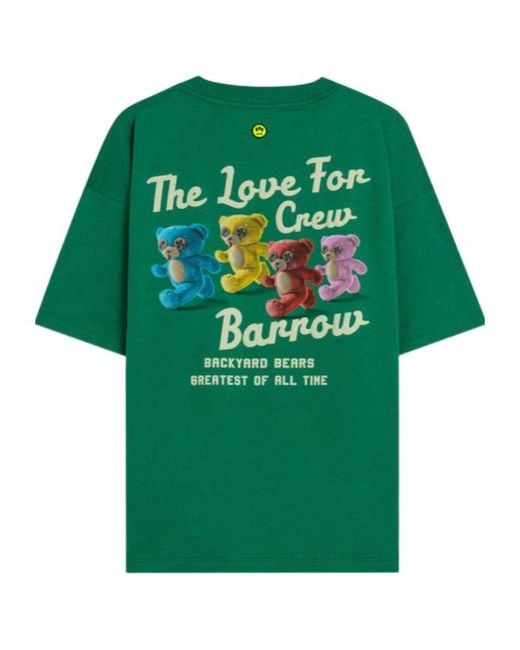 Barrow Green Logo Printed Jersey T-Shirt for men