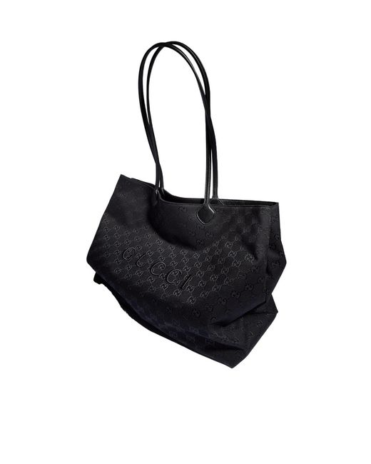 Gucci Black Ny Large Tote Bag