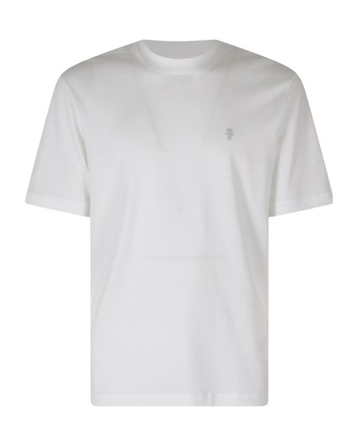 Eleventy White Short-Sleeved T-Shirt for men