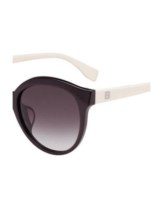 Fendi White Full-Frame Sunglasses