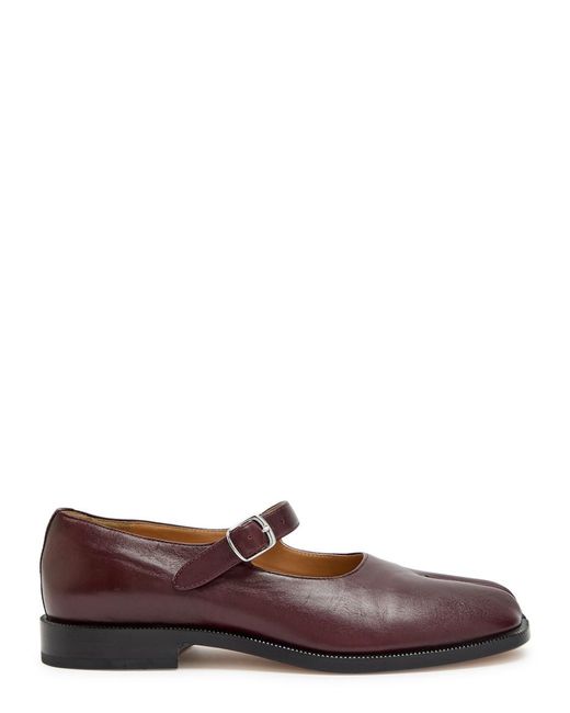 Maison Margiela Brown Mary Jane Flat Shoes