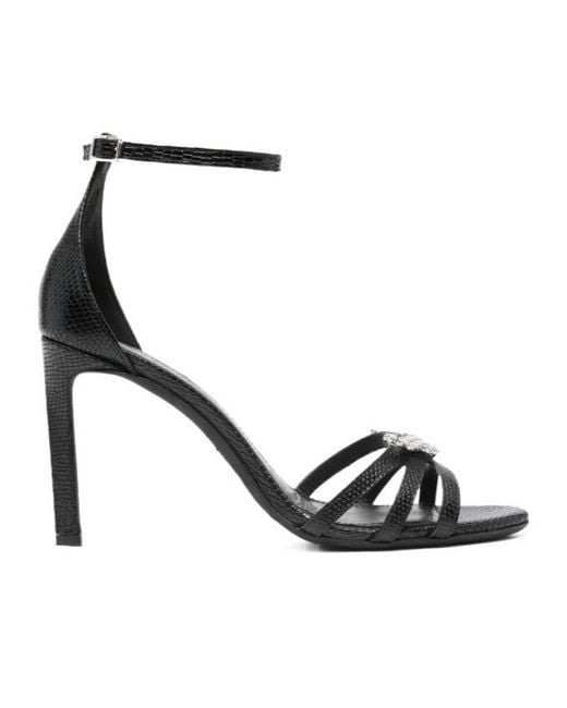 Zadig & Voltaire White Amee Wing Court 90Mm Leather Sandals