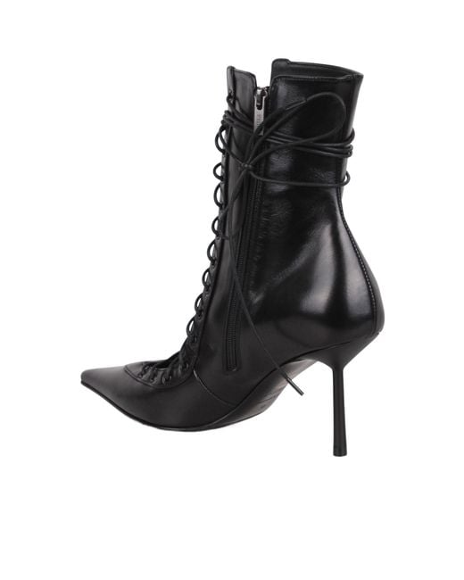 Le Silla Black 140Mm Leather Pumps
