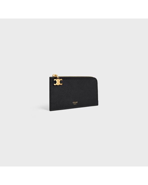 Céline Black Long Zipped Card Holder