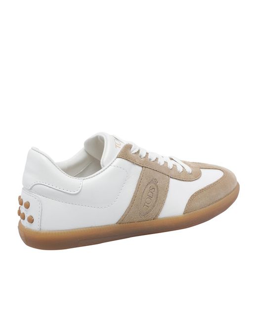 Tod's Gray Tabs Sneakers
