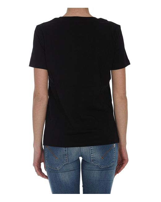 Moschino Black Logo Short-Sleeved T-Shirt