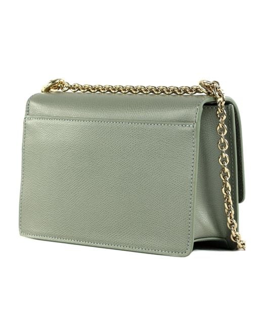 Furla Green Flip Shoulder Bag