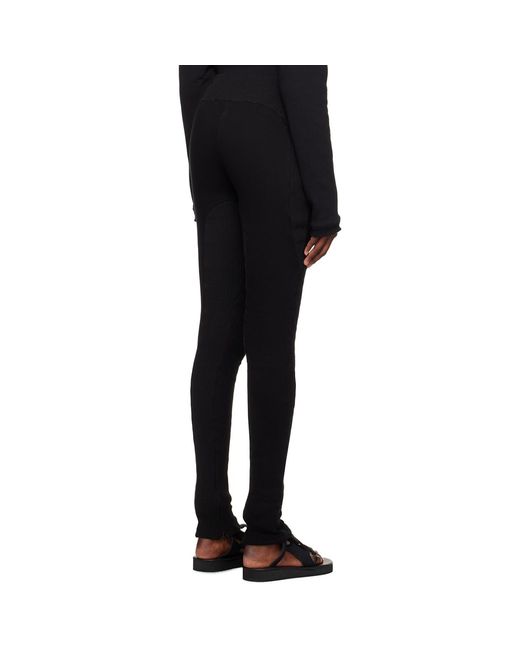 OTTOLINGER Black Deconstructed Trousers