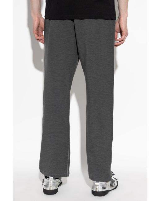 DSquared² Gray Logo Printed Track Trousers for men