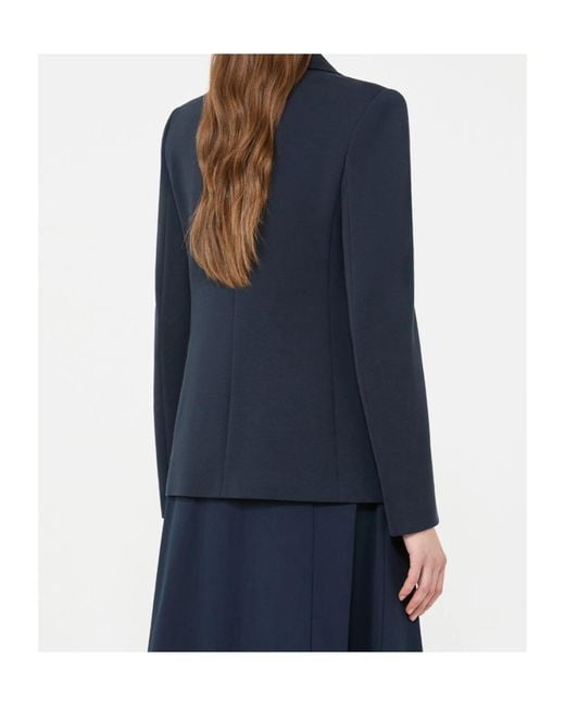 Weekend by Maxmara Blue Wkdginnasta Button Blazer