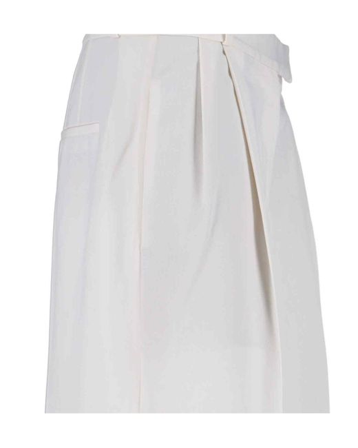 Rohe White Belt Loop Casual Pants