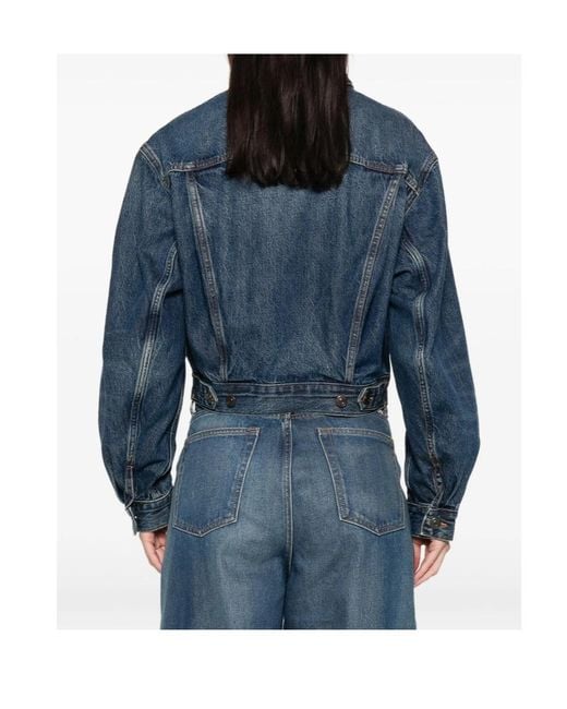 FRAME Blue The Curve Jacket