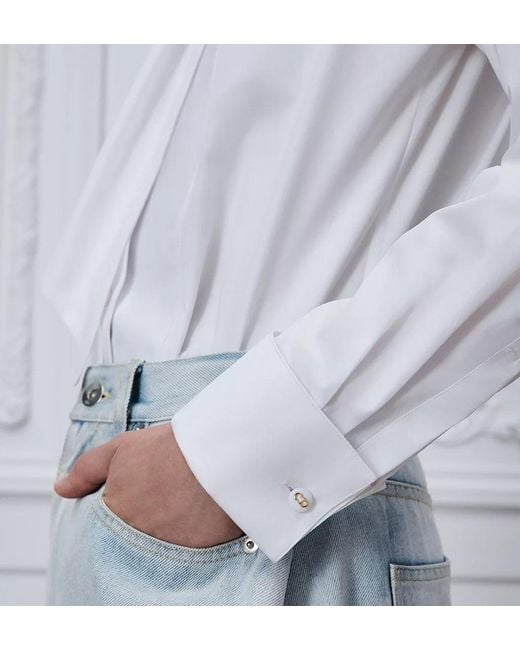 Dior Gray Long-Sleeved Shirt