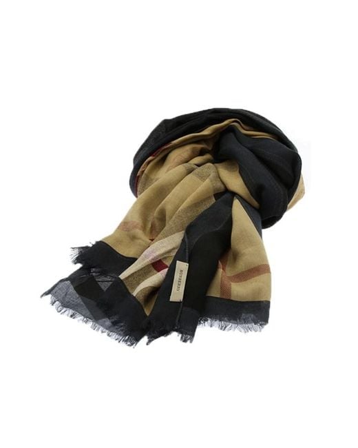 Burberry Multicolor Checkered Scarf