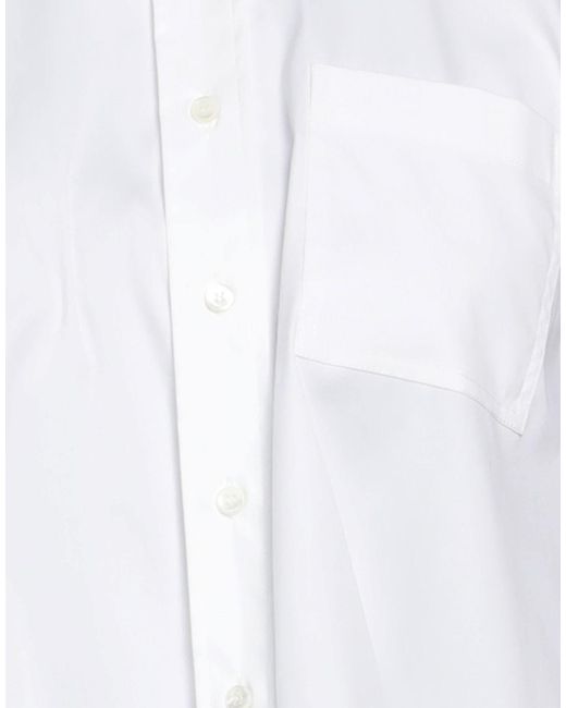 Brunello Cucinelli White Chest Pocket Shirt