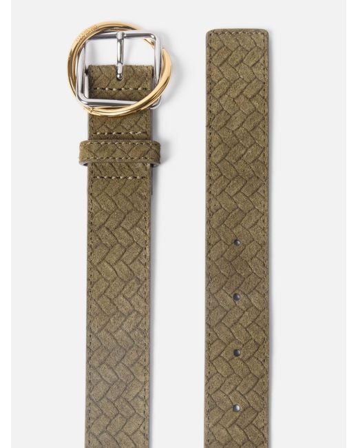 Jacquemus White Detaied Belt for men