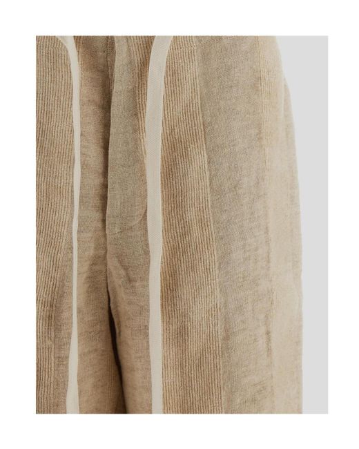 Uma Wang Natural Drawstring Shorts for men