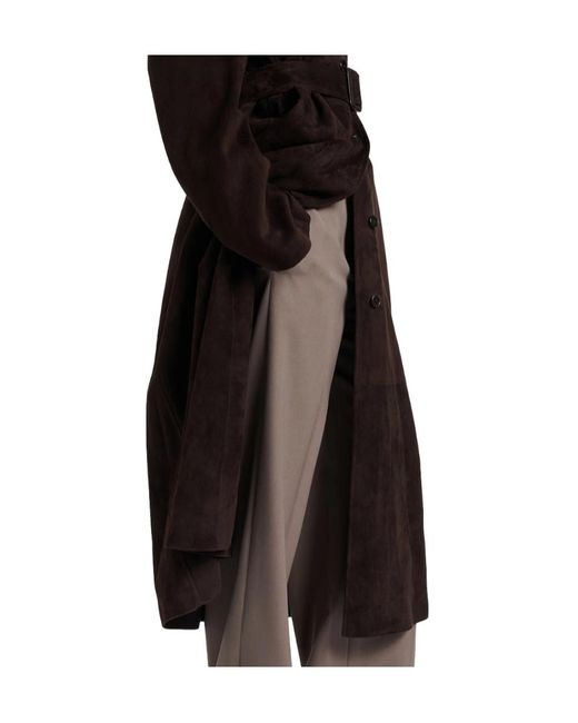 The Row Black Long-Sleeved Coat