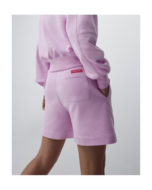 Canada Goose Purple X Paola Pivi Muskova Drawstring Shorts
