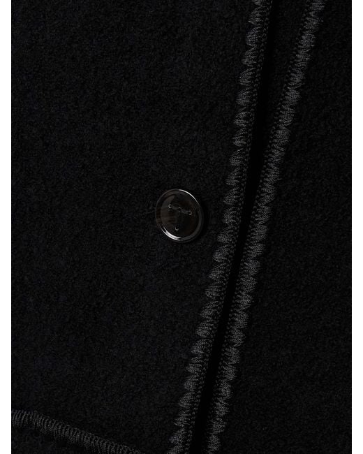 Totême Black Long Sleeve Coat
