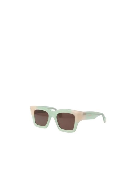 Jacquemus Green Logo Sunglasses for men