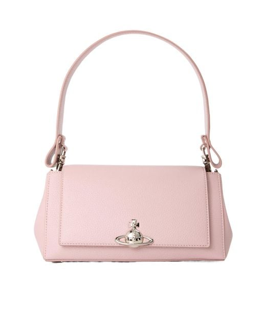 Vivienne Westwood Pink Medium Solid Color Shoulder Bag