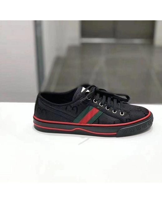 Gucci Black Off The Grid Gg Tennis 1977 Sneakers