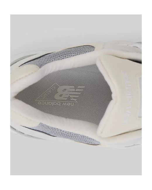 New Balance Gray 992 Lace-Up Sneakers for men