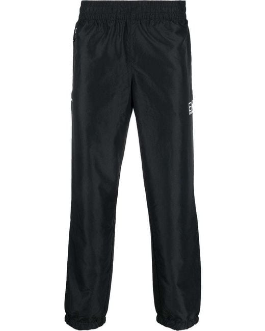 EA7 Black Ventus7 Suit With Zipped Hoodie And Joggers Multisport for men