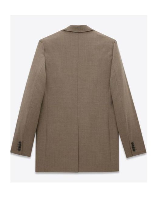 Saint Laurent Brown Jacket for men