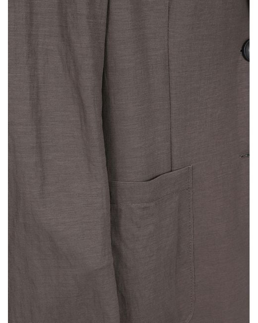 Harris Wharf London Brown Single-Breasted Blazer