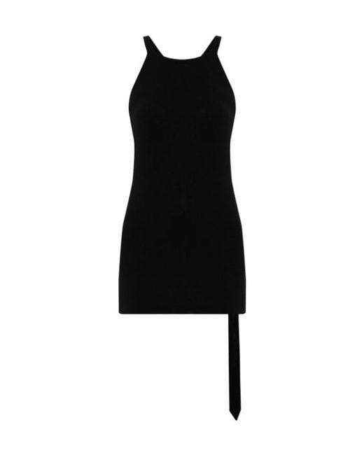 Rick Owens Black Sleeveless Tops