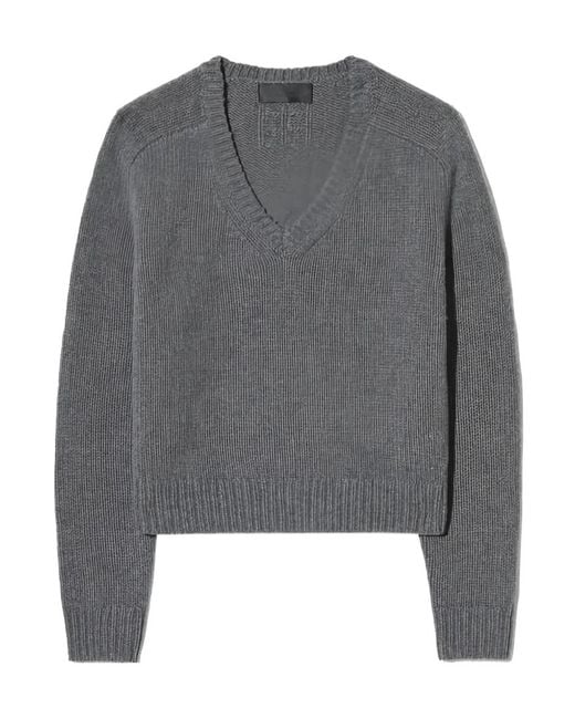 Nili Lotan Gray Vicki Long-Sleeve Sweater