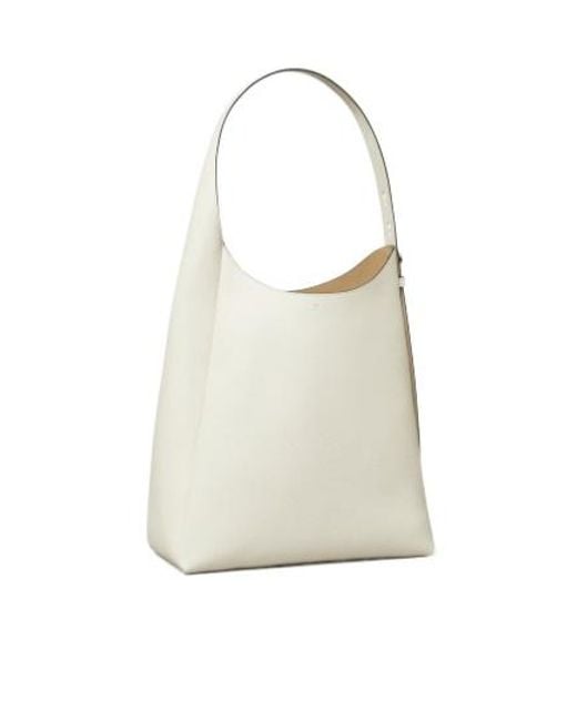 Tory Burch White Romy Hobo Bag