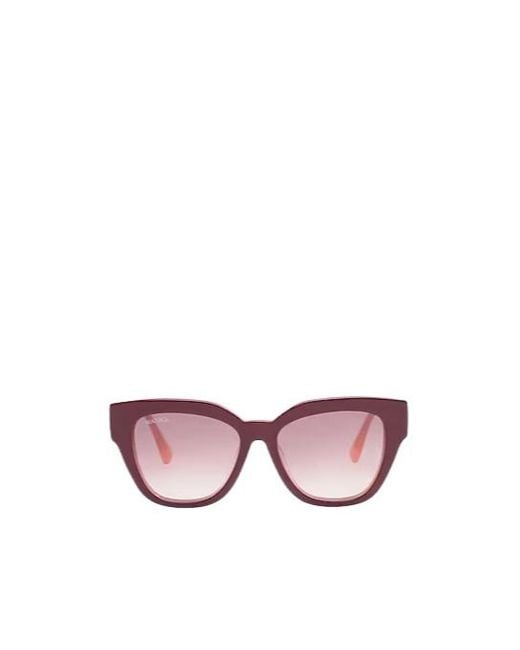 MAX&Co. Pink Square Plastic-Framed Sunglasses