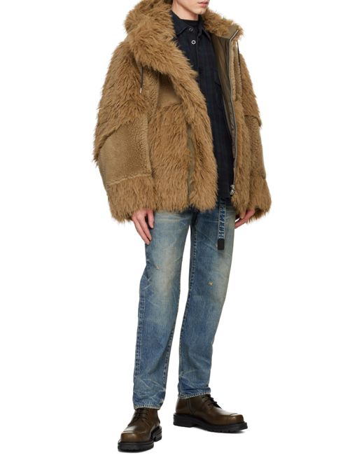 Sacai Blue Beyondexx Denim Jeans for men