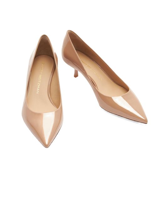 Stuart Weitzman Natural Pointed High Heels