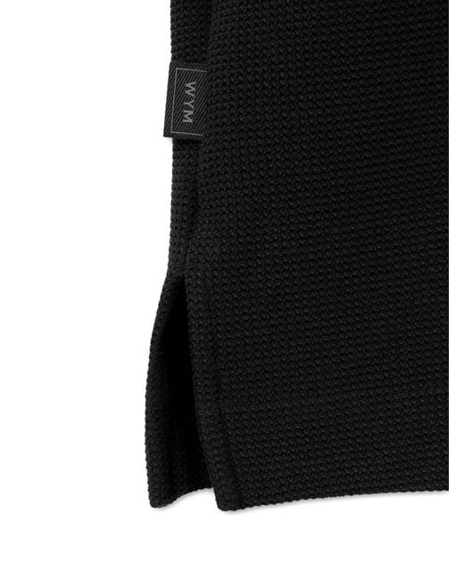 Wooyoungmi Black Pocket Polo Shirt for men