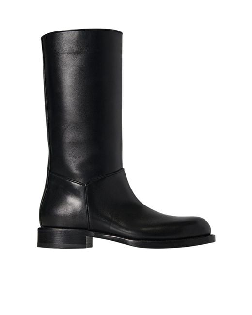 The Row Black Nobilis Riding Boots
