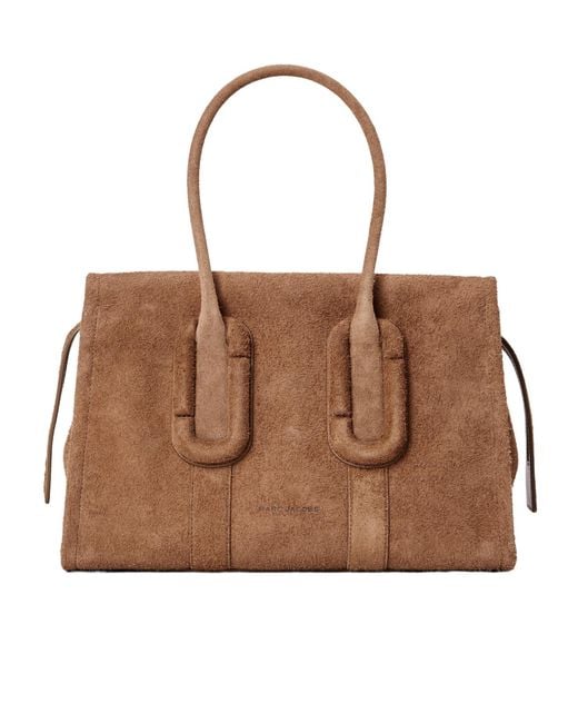 Marc Jacobs Brown Suede Tote Bag