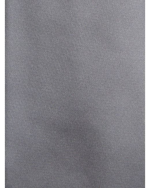 Ferragamo Gray Logo Cutting-Edge Tie for men