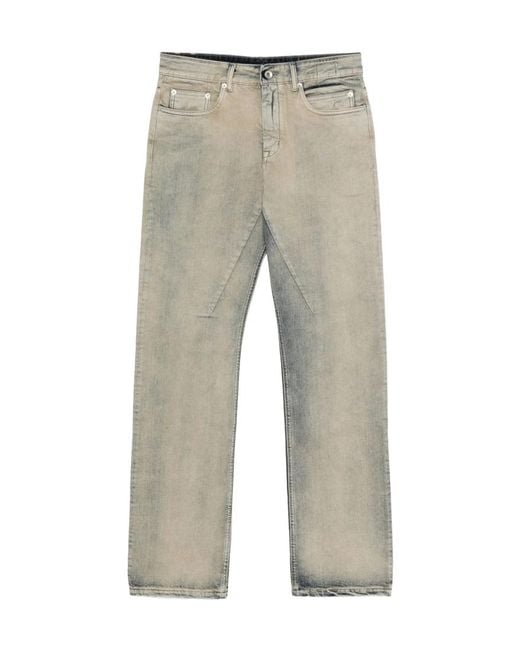 Rick Owens Gray Concordians Fog Cut Pants