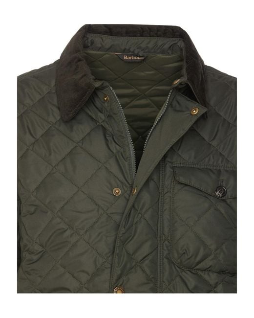 Barbour Green Quilted Jacket for men