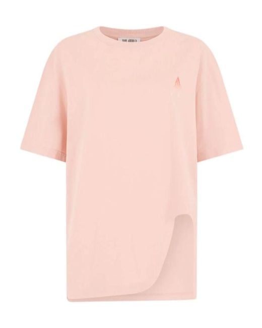 The Attico Pink The Cross Stitch Printed T-Shirt