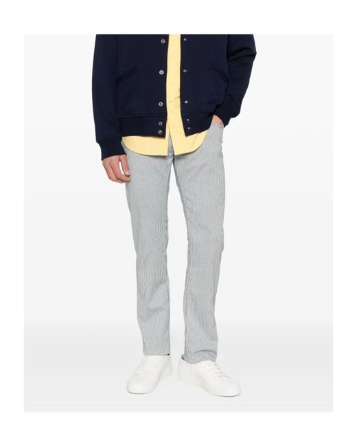 Jacob Cohen Gray Striped Jeans for men
