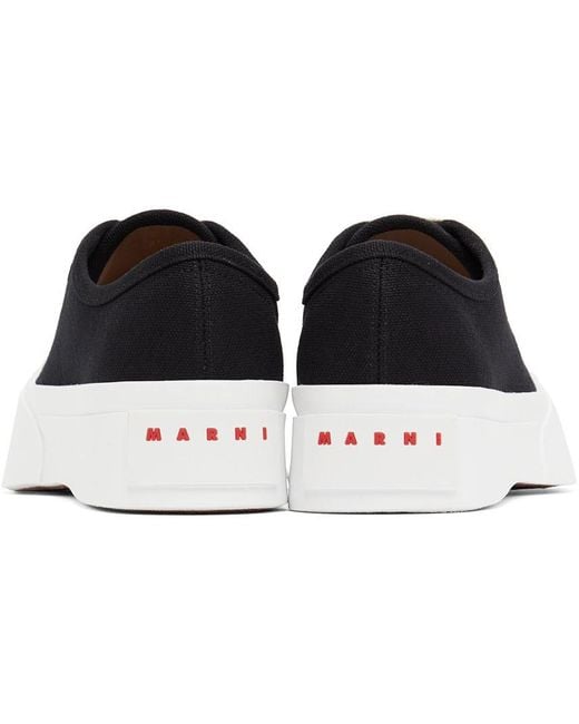 Marni Black Pablo Low-Top Sneakers