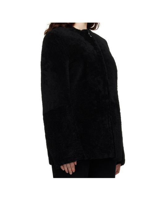 Totême Black Shearling Jacket