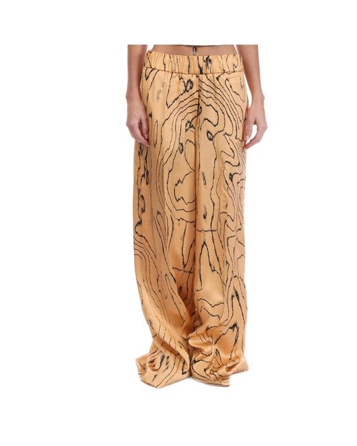 Off-White c/o Virgil Abloh Natural Optical Pull On Pants