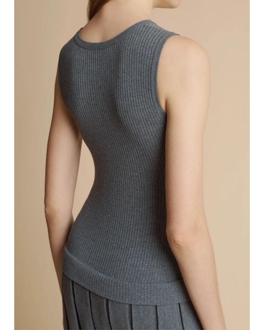 Khaite Blue Cassette Dress