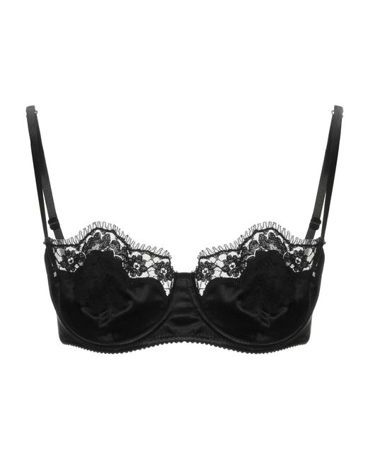 Dolce & Gabbana Black Solid Color Bras